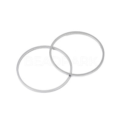 Non-Tarnish 304 Stainless Steel Linking Ring X-STAS-T047-15N-1