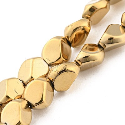 Full Plated Electroplate Glass Beads Strands EGLA-G037-04A-FP05-1