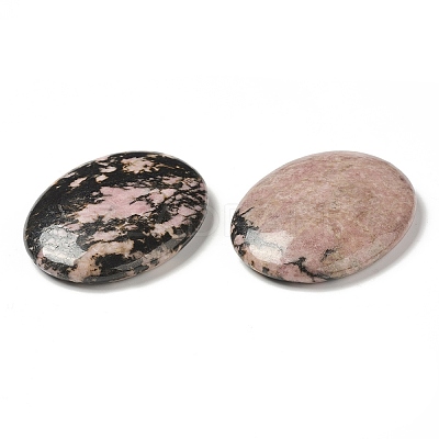 Natural Rhodonite Worry Stone for Anxiety Therapy G-B036-01K-1