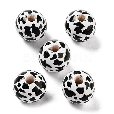 Wood European Beads WOOD-M011-03A-1