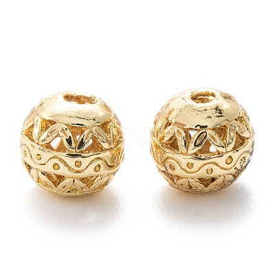 Alloy Hollow Beads PALLOY-P238-27G-RS-1