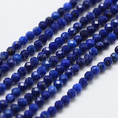 Natural Lapis Lazuli Bead Strands X-G-G663-48-2mm-1