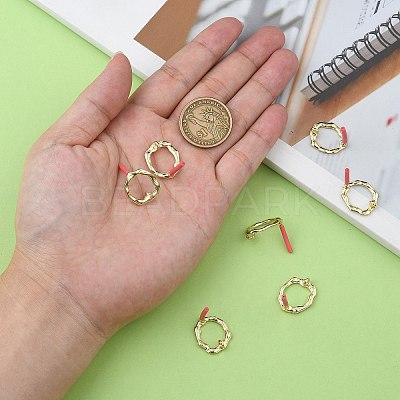 Alloy Stud Earring Findings LS-X-PALLOY-S121-70-1