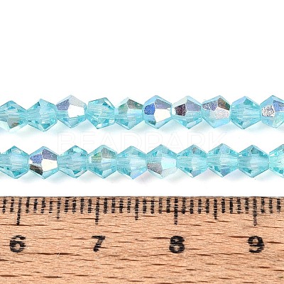 Transparent Glass Beads Strands LS-EGLA-N021-4mm-08-1