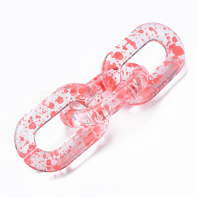 Transparent Acrylic Linking Rings OACR-N009-013A-05-1