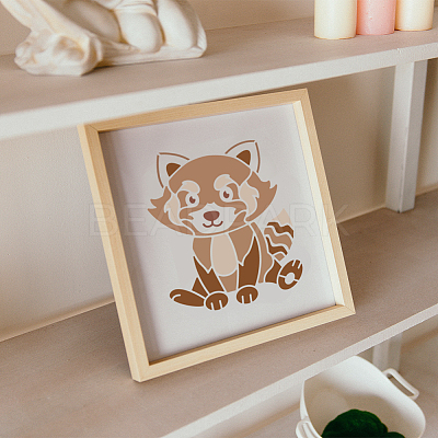 1 Set PET Hollow Out Drawing Painting Stencils DIY-MA0002-80-1