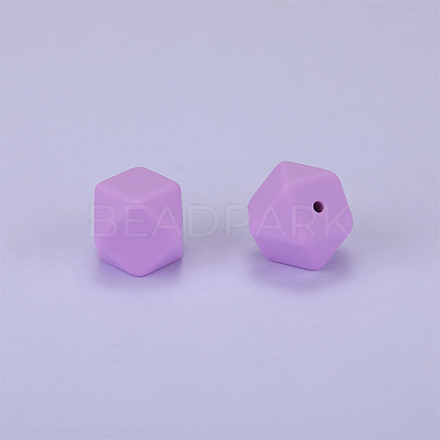 Hexagonal Silicone Focal Beads LS-SI-JX0020A-98-1