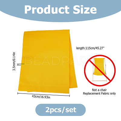 2Pcs Oxford Canvas Chair OCOR-HS0001-14A-1