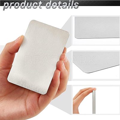 201 Stainless Steel Sheet LS-DIY-WH0304-294-1