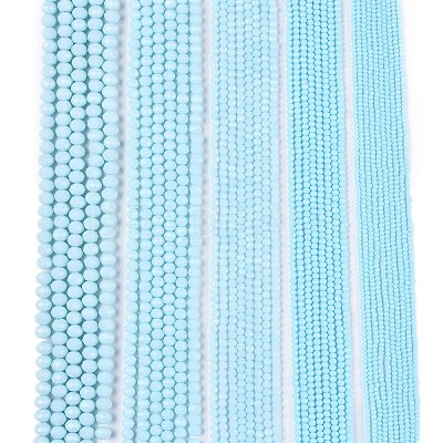Opaque Solid Color Imitation Jade Glass Beads Strands X-EGLA-A044-P4mm-D06-1