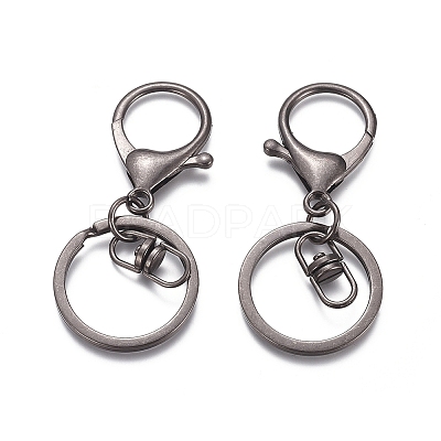 Iron Alloy Lobster Claw Clasp Keychain LS-X-KEYC-D016-B-1