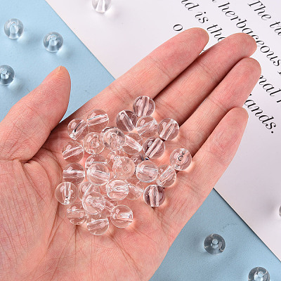 Transparent Acrylic Beads X-MACR-S370-A10mm-205-1