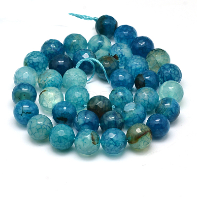 Natural Crackle Agate Bead Strands G-K166-07F-10mm-01-1