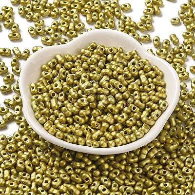 Baking Paint Glass Seed Beads SEED-K009-01A-12-1