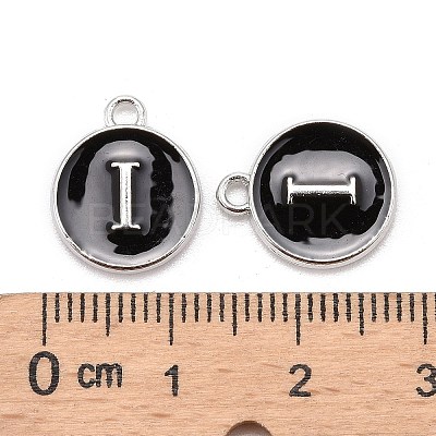 Platinum Plated Alloy Charms LS-ENAM-S118-02I-P-1