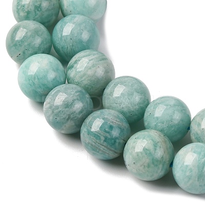 Natural Amazonite Beads Strands G-K068-03-10mmA-1