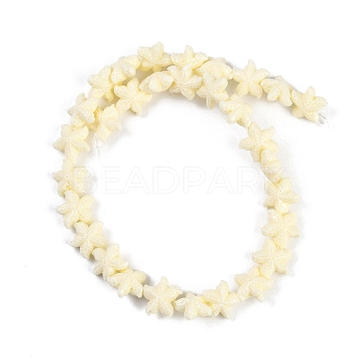 Synthetic Coral Dyed Carved Beads Strands CORA-K009-06A-02-1