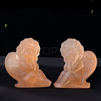 Natural Selenite Carved Healing Angel Stone PW-WG69034-01-1