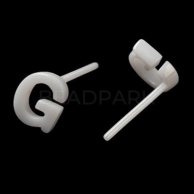 Hypoallergenic Bioceramics Zirconia Ceramic Stud Earrings EJEW-F340-04G-1