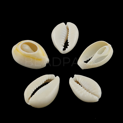 Natural Mixed Cowrie Shell Beads X-BSHE-S052-01-1