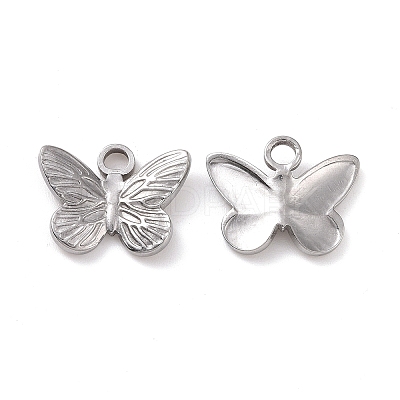 Non-Tarnish 304 Stainless Steel Charms X-STAS-C059-04P-1
