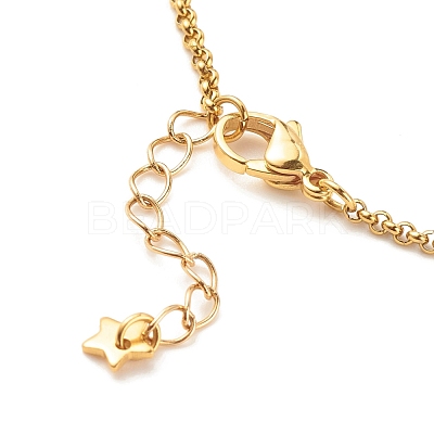 201 Stainless Steel Tree of Life Link Bracelet with 304 Stainless Steel Box Chains for Women BJEW-JB08281-01-1
