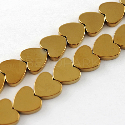 Non-magnetic Synthetic Hematite Beads Strands X-G-Q883-6x6mm-4-1