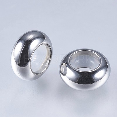 201 Stainless Steel Beads STAS-F145-06P-A-1