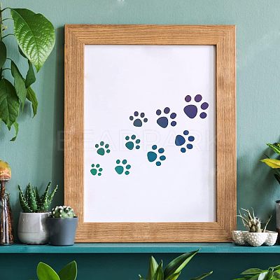 Large Plastic Reusable Drawing Painting Stencils Templates DIY-WH0202-038-1