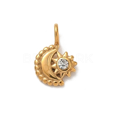 304 Stainless Steel Pendants STAS-H243-07B-G-1