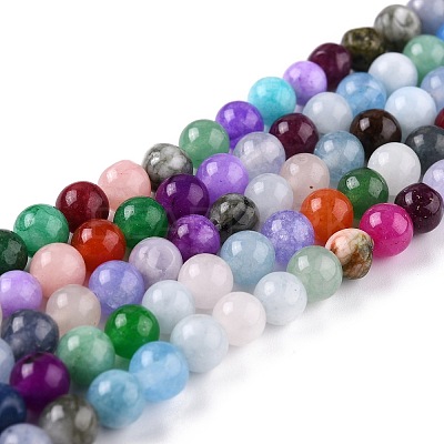 Natural White Jade Beads G-G766-A-05-1