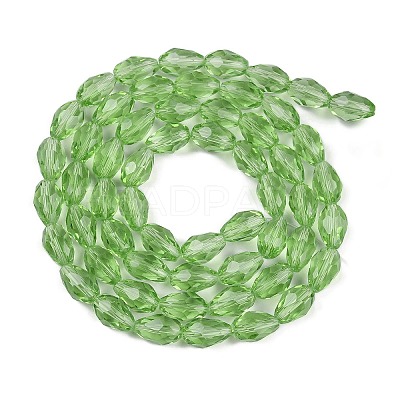Transparent Glass Beads Strands EGLA-N013-T4mm-D13-1