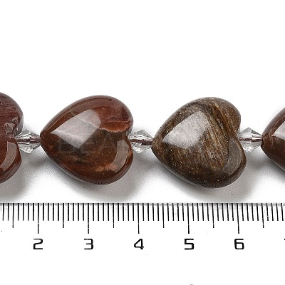 Natural Petrified Wood Beads Strands G-C150-A08-01-1