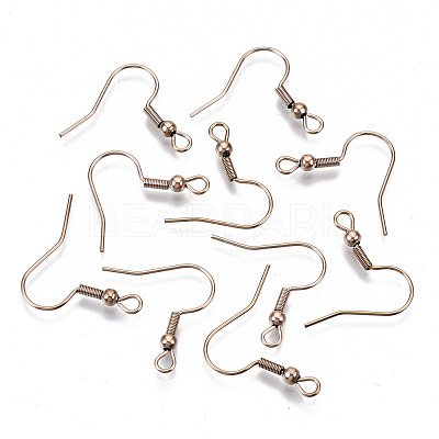 304 Stainless Steel Earring Hooks STAS-S111-001RG-NR-1