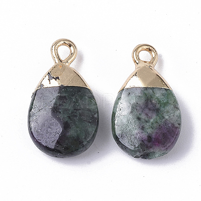Natural Ruby in Zoisite Pendants X-G-S359-017A-1