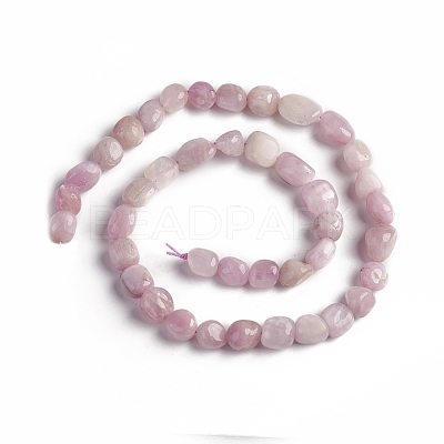 Natural Kunzite Beads Strands G-D0002-D68-1