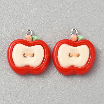 Opaque Resin Pendants CRES-CJC0011-004A-P-1