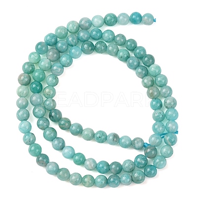 Natural Amazonite Beads Strands G-G453-A02-4mm-1