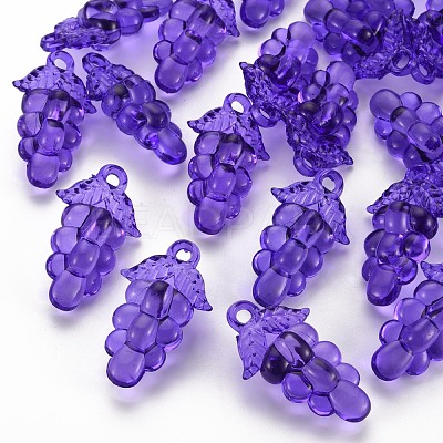 Autumn Theme Transparent Acrylic Beads TACR-S154-60B-936-1