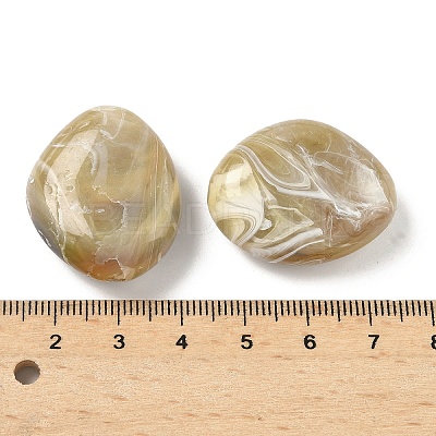 Acrylic Imitation Gemstone Beads MACR-K359-68A-1