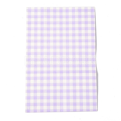 Rectangle with Tartan Pattern Paper Bags LS-CARB-Z001-01A-1