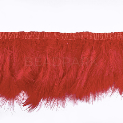 Turkey Feather Fringe Trimming FIND-T037-03G-1