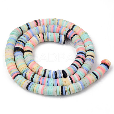 Handmade Polymer Clay Beads Strands CLAY-N008-009-1