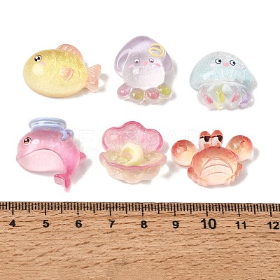 Transparent Resin Cabochons RE-CBA7AC4-01-1