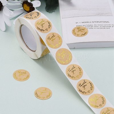 1 Inch Thank You Stickers DIY-G013-A11-1