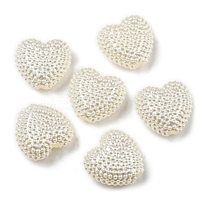 ABS Imitation Pearl Beads X-OACR-K001-35-1