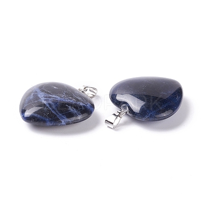 Natural Sodalite Pendants G-G956-B39-FF-1