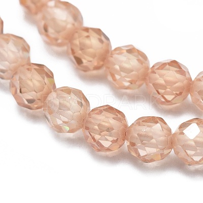 Cubic Zirconia Beads Strands G-G792-47-08C-1