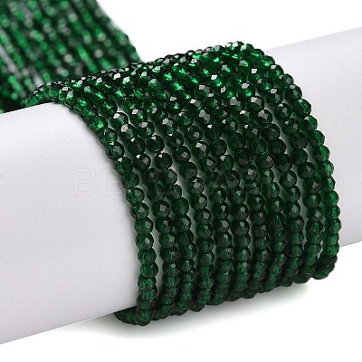 Transparent Glass Beads Strands GLAA-H021-04-15-1