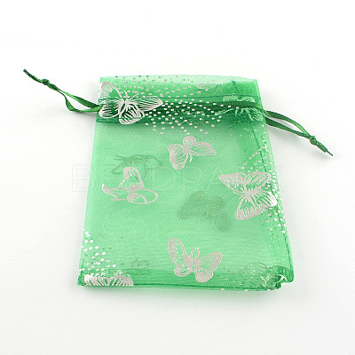 Printed Organza Bags OP-R024-9x12-M-1